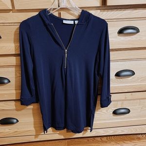 PERFECT CONDITION Navy/Gold Pullover